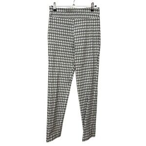 Krazy Larry Pull-On‎ Ankle Pants Gingham Houndstooth Print Skinny Stretchy